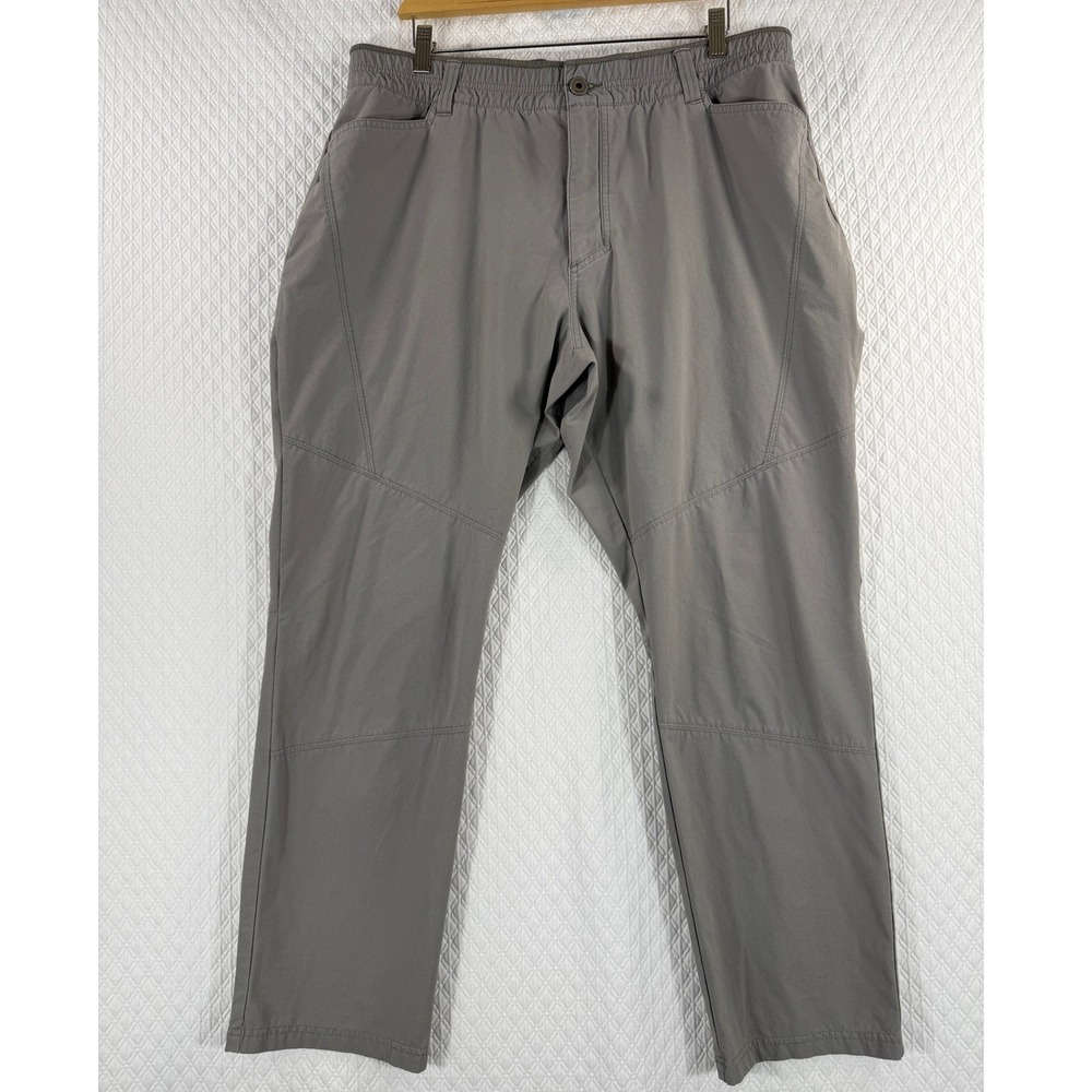 KUHL Deceptr Men 40x29 Gray Technical Hiking Pants Tuff Lite 4-Way Stretch UPF50